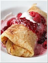 Pancake Filled with Banana